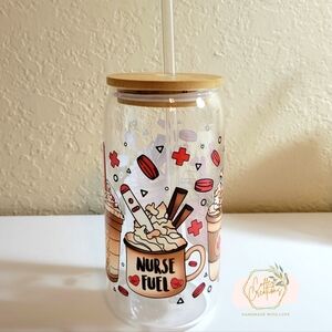 Nurse Fuel Glass Can